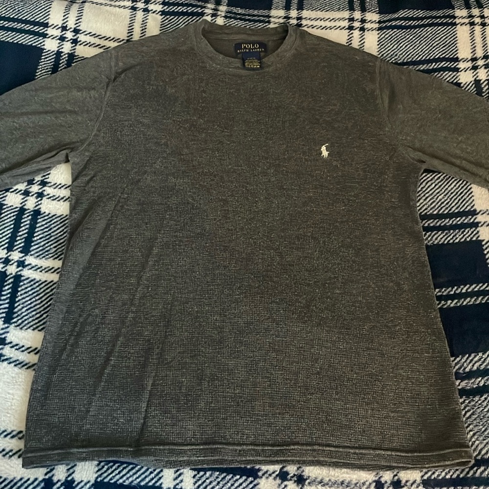 Grey Polo long sleeve shirt